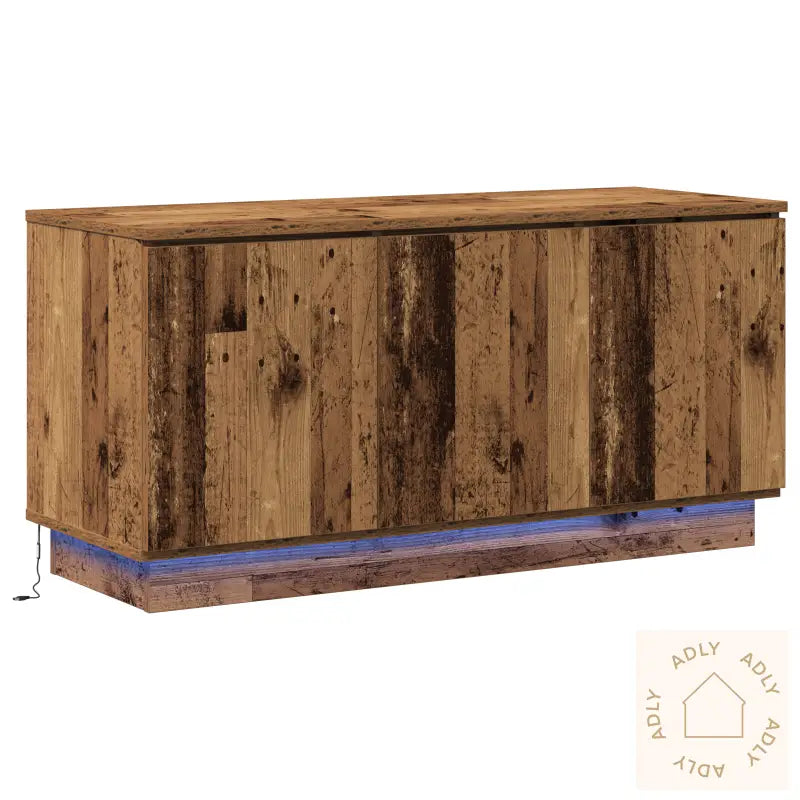 Tv Skap Gammelt Tre 100X38X49 Cm Konstruert Tre