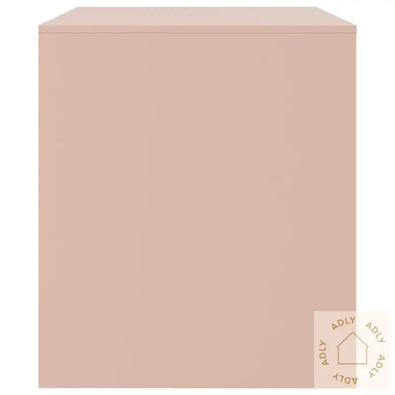 Tv-Benker 2 Stk Rosa 67X39X44 Cm Stål