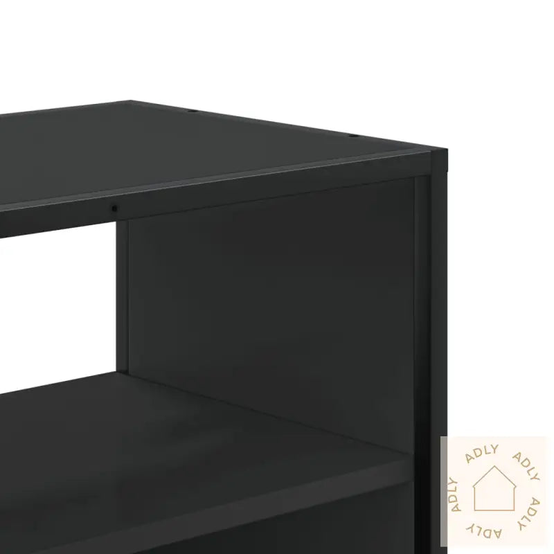 Tv-Benk Svart 100X31X39,5 Cm Konstruert Tre Og Metall