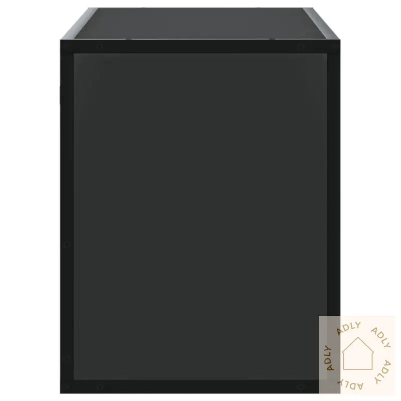 Tv-Benk Svart 100X31X39,5 Cm Konstruert Tre Og Metall