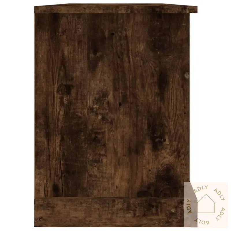 Tv-Benk Røkt Eik 99,5X35,5X48 Cm Konstruert Tre