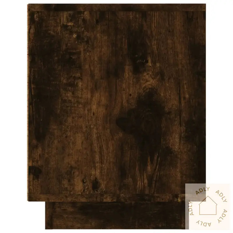 Tv-Benk Røkt Eik 80X35X45 Cm Konstruert Tre