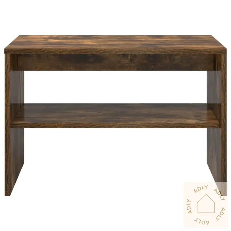 Tv-Benk Røkt Eik 60X40X40 Cm Konstruert Tre