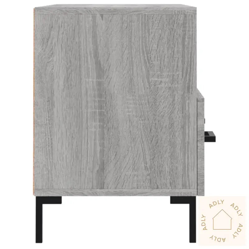 Tv-Benk Grå Sonoma 80X36X50 Cm Konstruert Tre