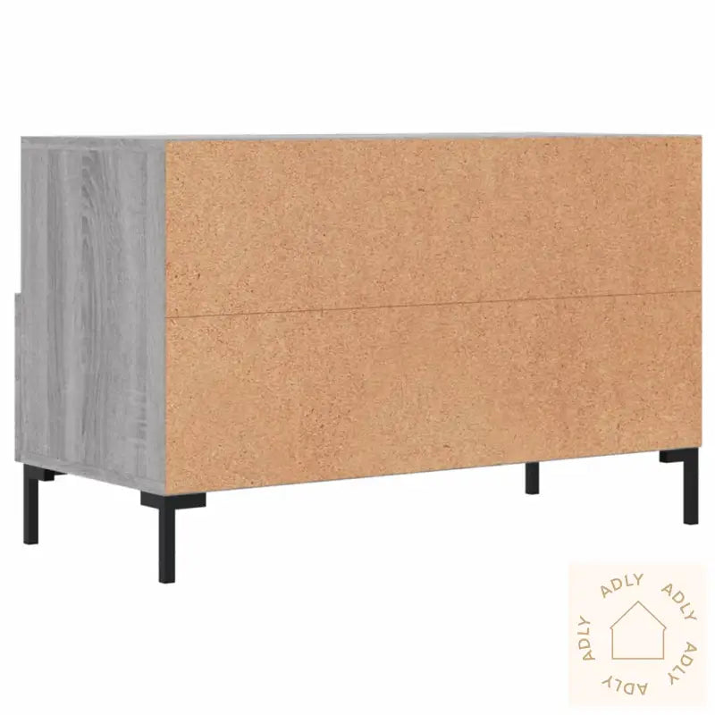 Tv-Benk Grå Sonoma 80X36X50 Cm Konstruert Tre