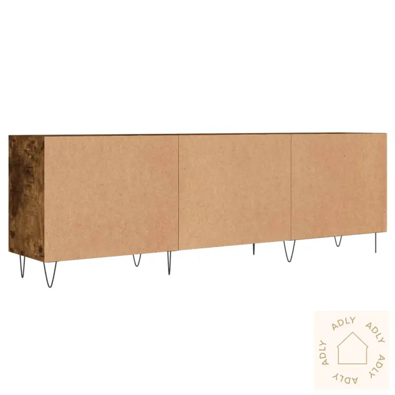 Tv-Benk Røkt Eik 150X30X50 Cm Konstruert Tre