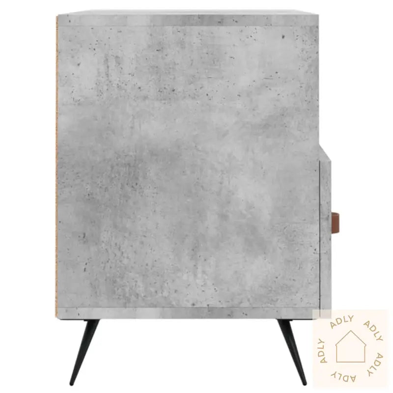 Tv-Benk Betonggrå 80X36X50 Cm Konstruert Tre