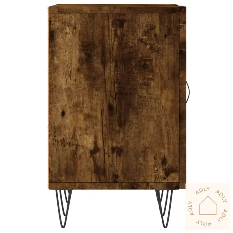 Tv-Benk Røkt Eik 150X30X50 Cm Konstruert Tre