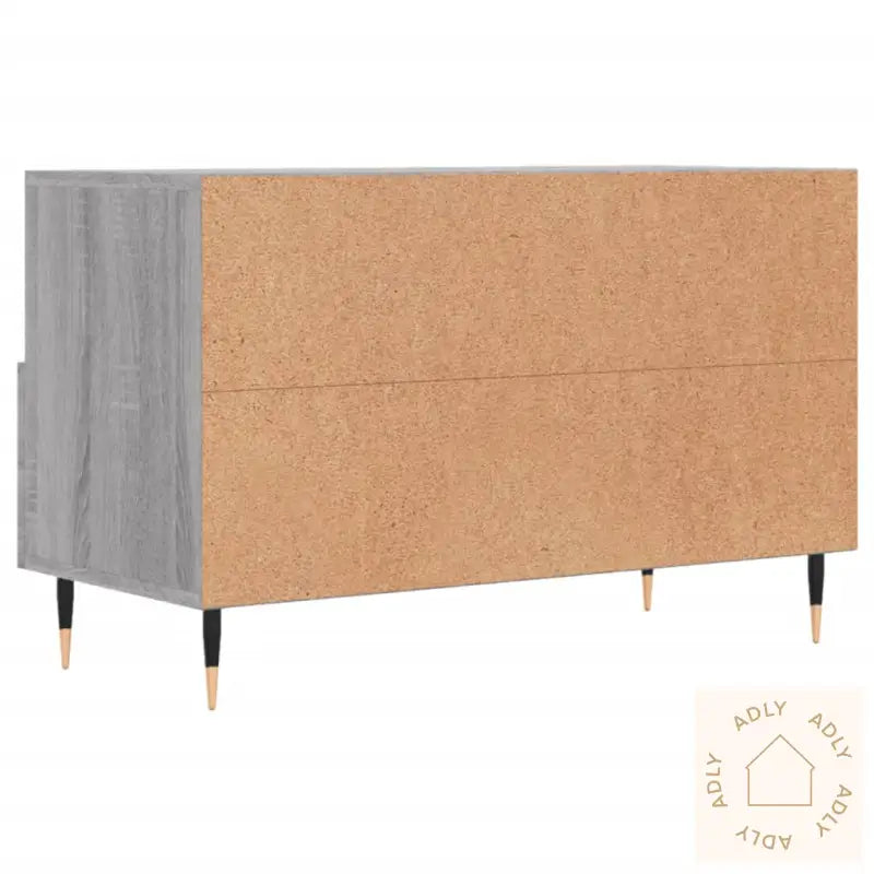 Tv-Benk Grå Sonoma 80X36X50 Cm Konstruert Tre