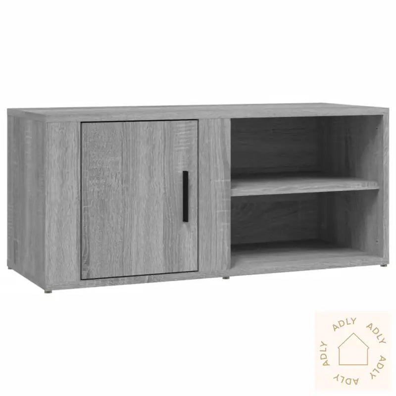 Tv-Benker 2 Stk Grå Sonoma 80X31,5X36 Cm Konstruert Tre