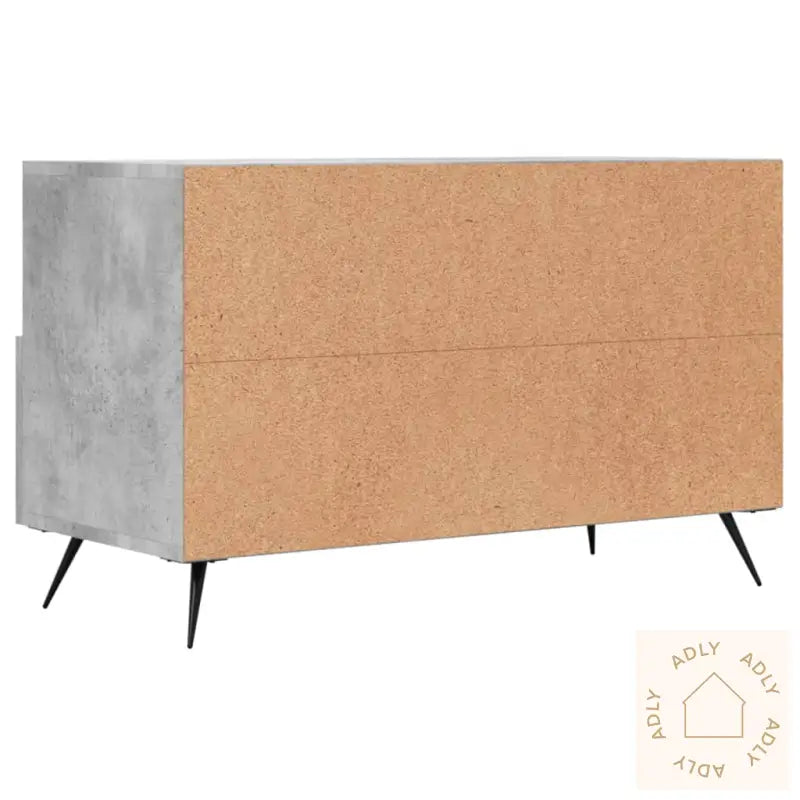 Tv-Benk Betonggrå 80X36X50 Cm Konstruert Tre