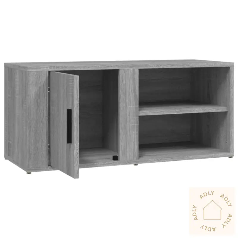 Tv-Benker 2 Stk Grå Sonoma 80X31,5X36 Cm Konstruert Tre