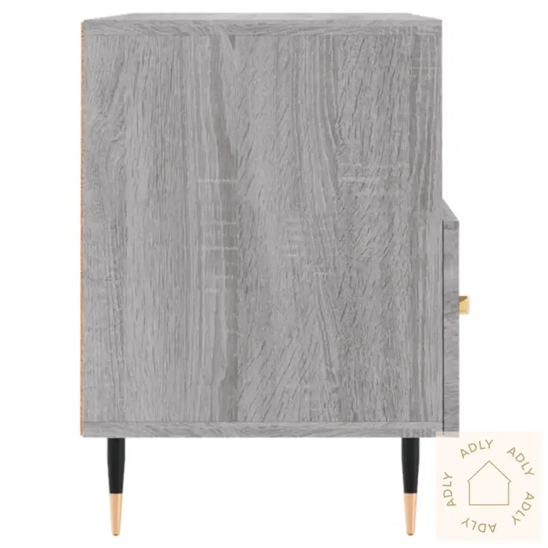 Tv-Benk Grå Sonoma 80X36X50 Cm Konstruert Tre