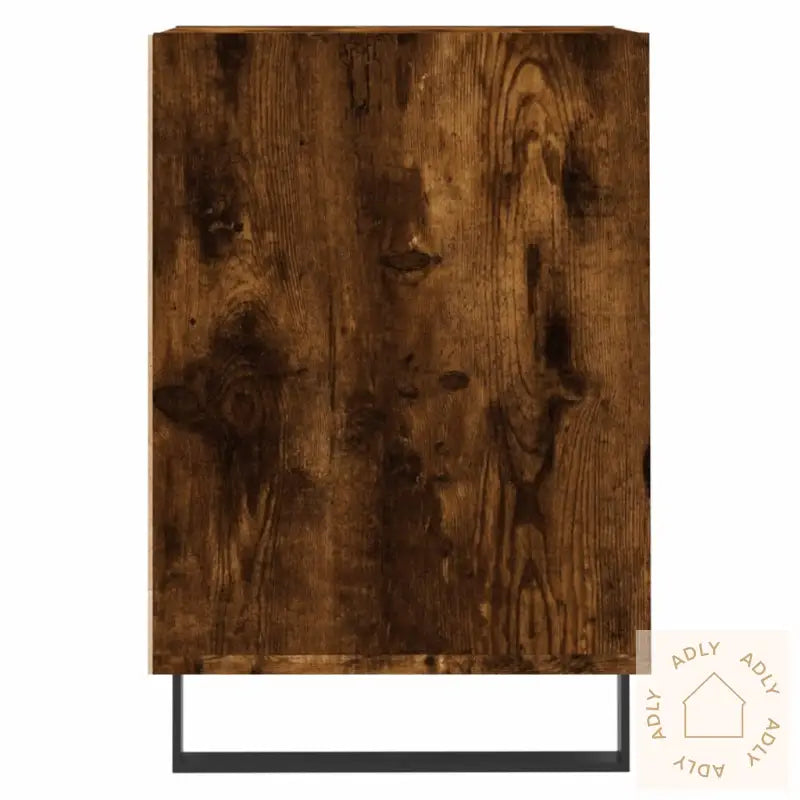 Tv-Benk Røkt Eik 100X35X55 Cm Konstruert Tre