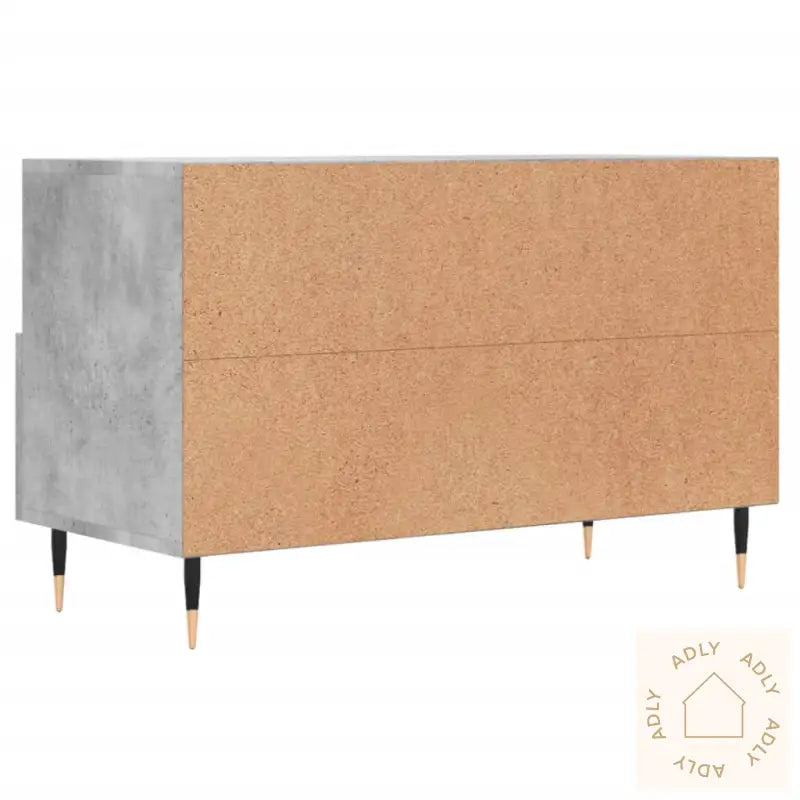 Tv-Benk Betonggrå 80X36X50 Cm Konstruert Tre