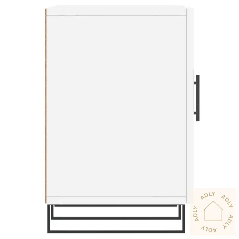 Tv-Benk Hvit 150X30X50 Cm Konstruert Tre