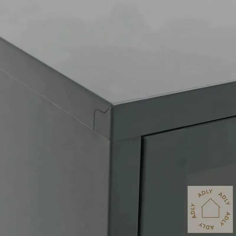 Tv-Benk Antrasitt 105X35X52 Cm Stål Og Glass