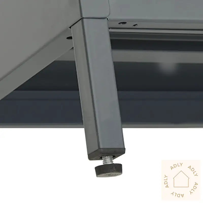 Tv-Benk Antrasitt 105X35X52 Cm Stål Og Glass