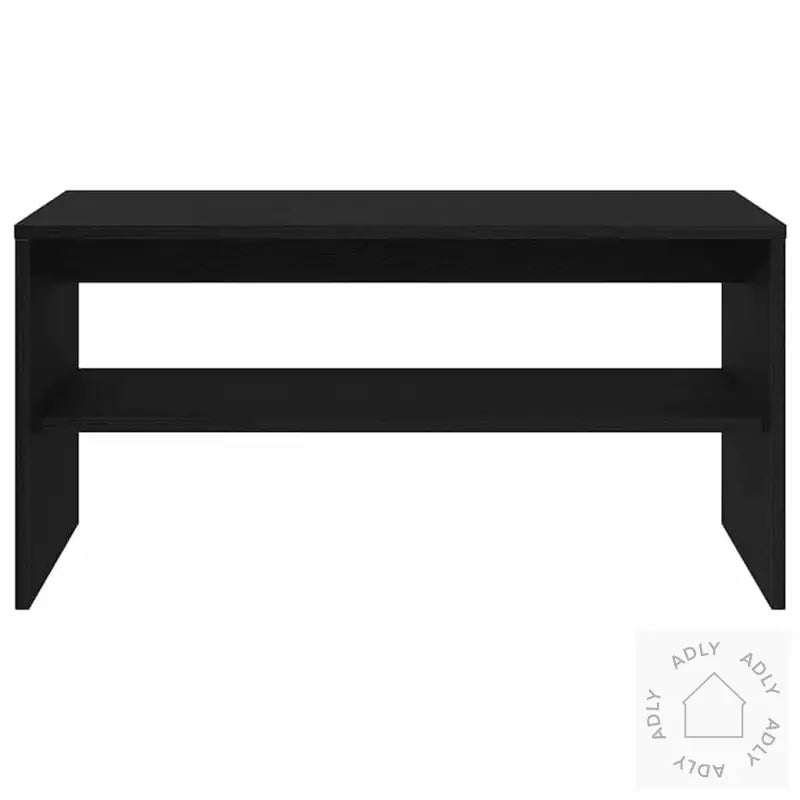 Tv-Benk Svart Eik 80X40X40 Cm Konstruert Tre