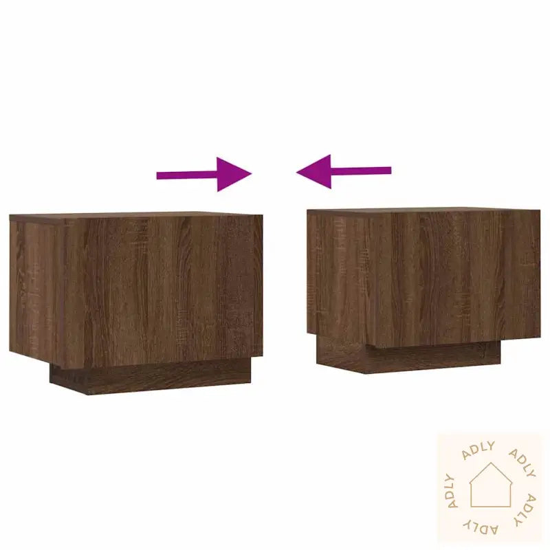 Tv-Benk Sonoma Eik 100X35X40 Cm Konstruert Tre