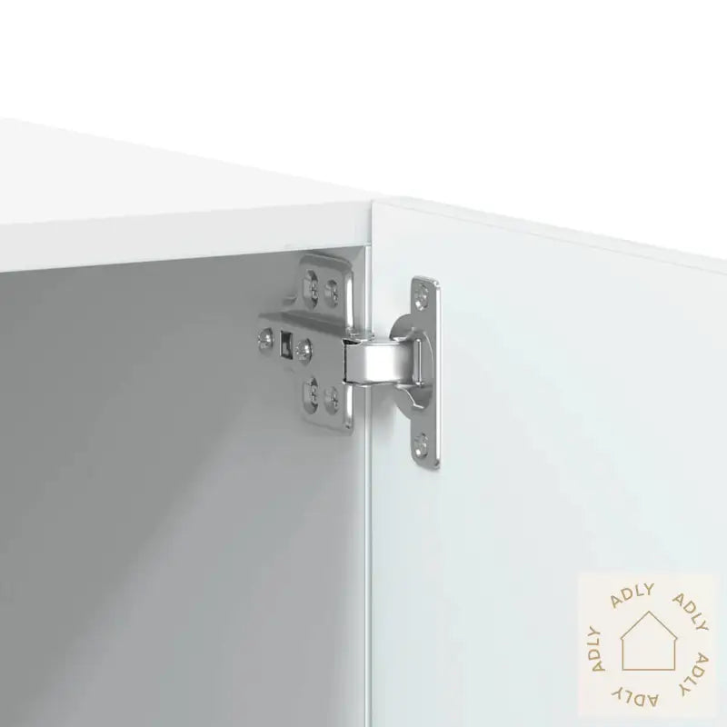 Tv-Benk Hvit 100X35X40 Cm Konstruert Tre