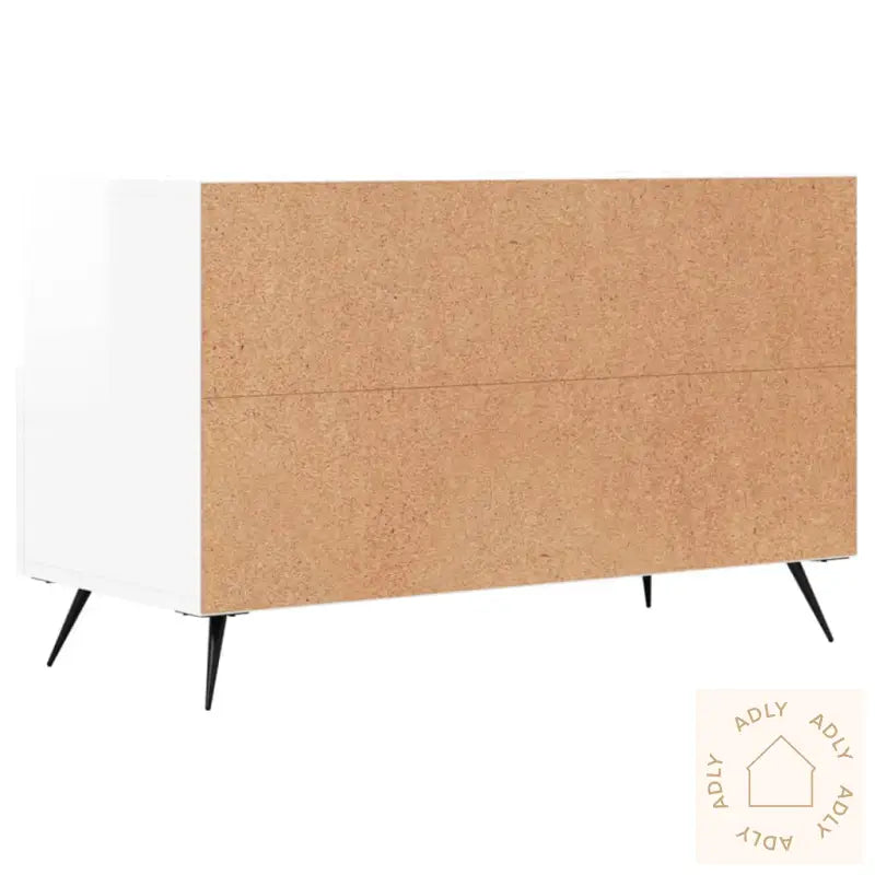 Tv-Benk Høyglans Hvit 80X36X50 Cm Konstruert Tre