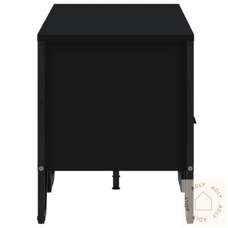 Tv-Benk Svart 122X34X41 Cm Konstruert Tre
