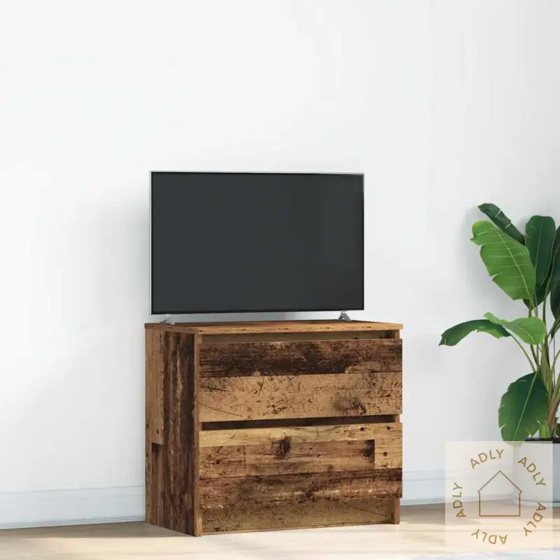 Tv-Benk Gammelt Tre 60X35X54 Cm Konstruert Tre