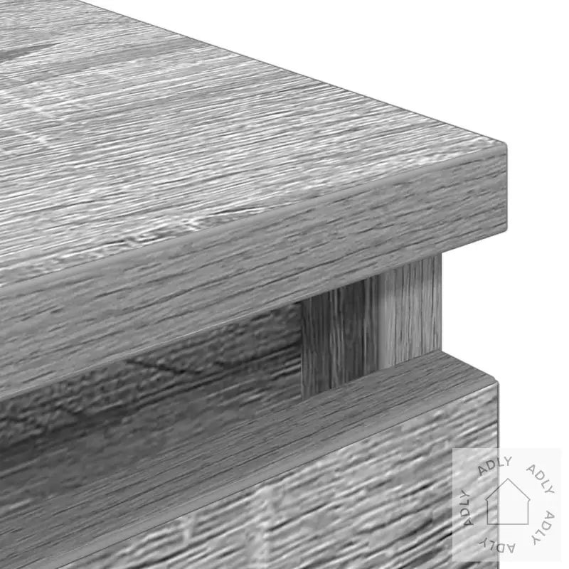 Tv-Benk Grå Sonoma 100X35X54 Cm Konstruert Tre