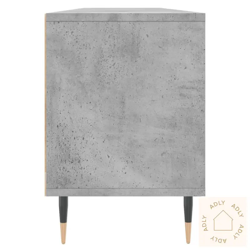 Tv-Benk Betonggrå 150X30X44,5 Cm Konstruert Tre