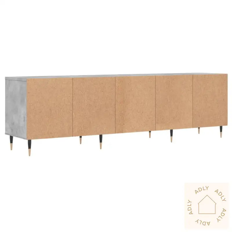 Tv-Benk Betonggrå 150X30X44,5 Cm Konstruert Tre