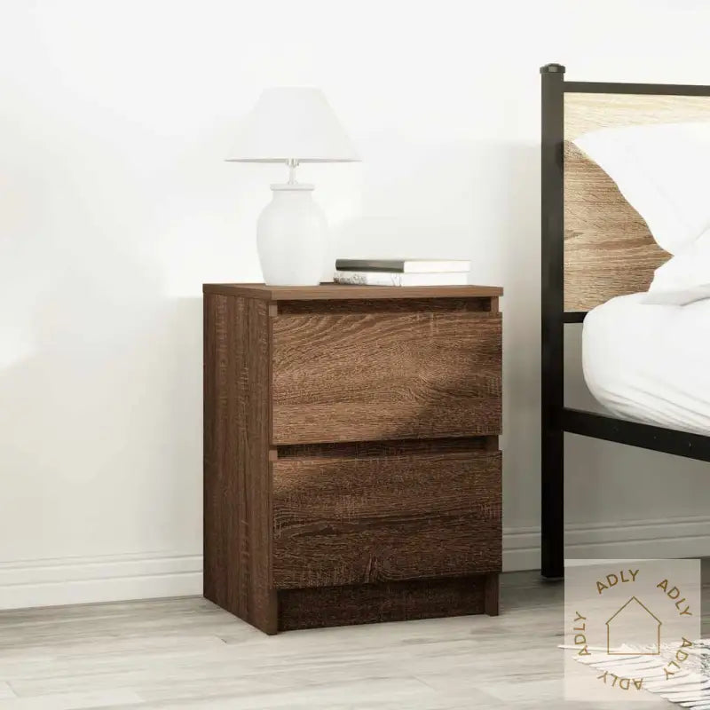 Tv-Benk Sonoma Eik 40X35X54 Cm Konstruert Tre