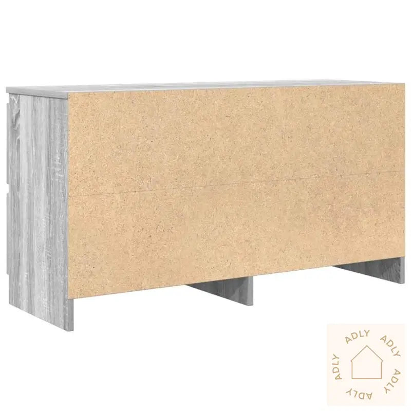 Tv-Benk Grå Sonoma 100X35X54 Cm Konstruert Tre