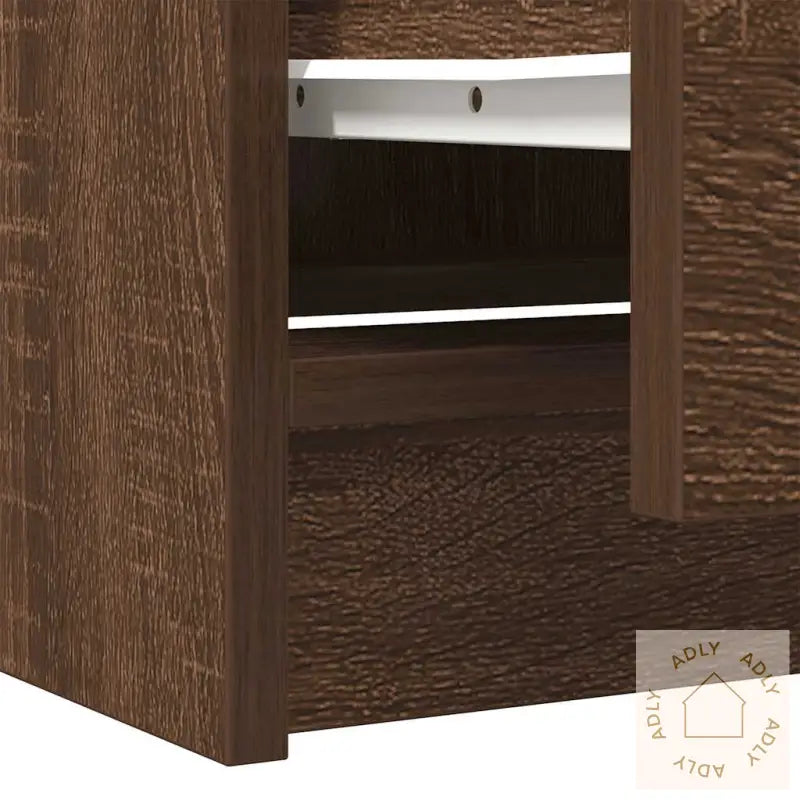 Tv-Benk Sonoma Eik 40X35X54 Cm Konstruert Tre