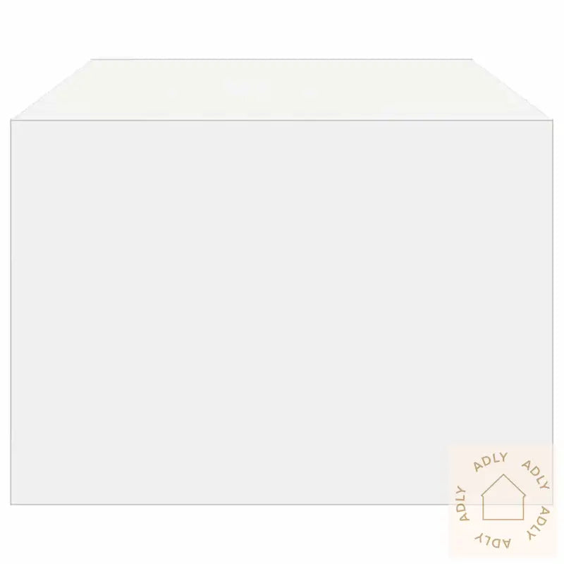 Tv-Benk Med Led-Lys Hvit 100X35,5X25 Cm