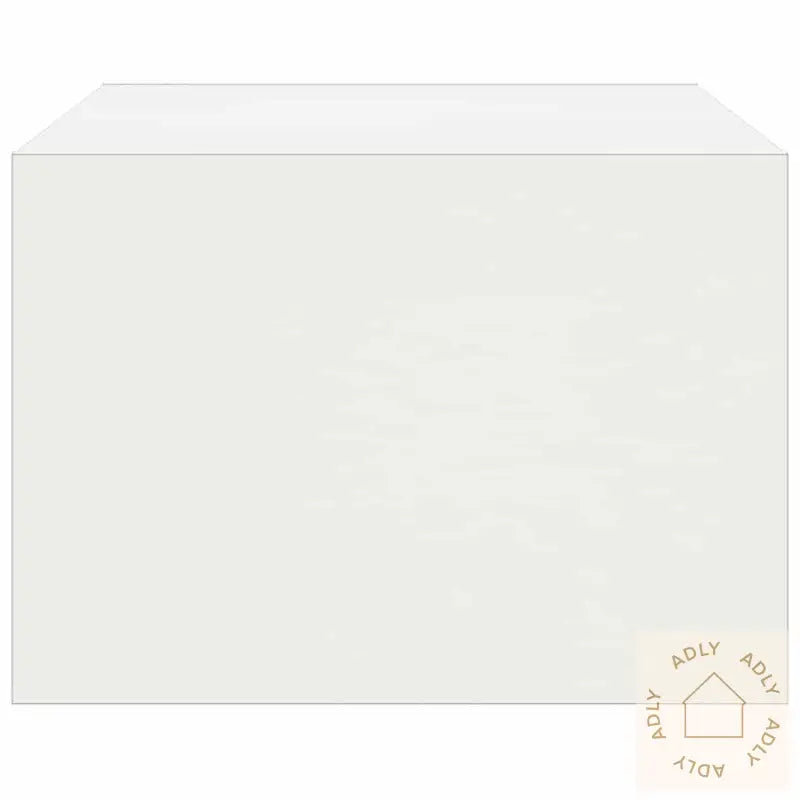 Tv-Benk Med Led-Lys Hvit 75X35,5X25 Cm