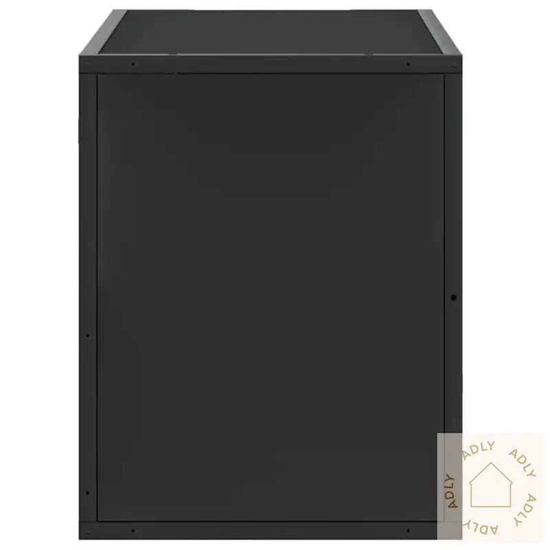 Tv-Benk Svart 80X31X39,5 Cm Konstruert Tre Og Metall