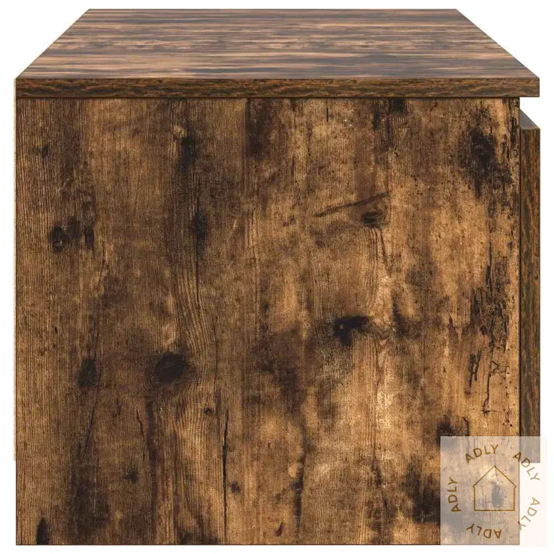 Tv-Benk Røkt Eik 140X40X35,5 Cm Konstruert Tre