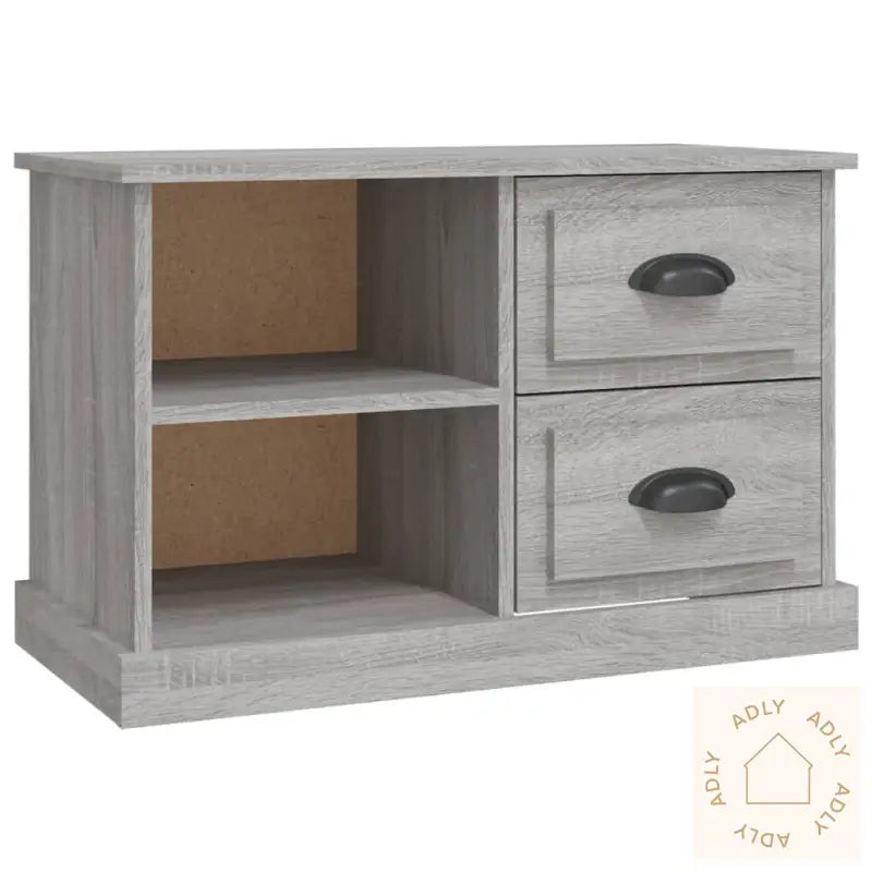 Tv-Benk Grå Sonoma 73X35,5X47,5 Cm Konstruert Tre
