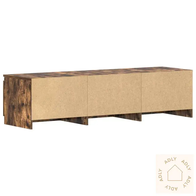 Tv-Benk Røkt Eik 140X40X35,5 Cm Konstruert Tre