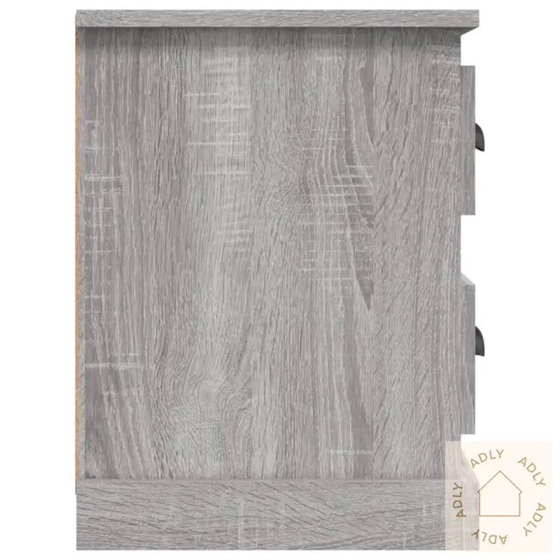 Tv-Benk Grå Sonoma 102X35,5X47,5 Cm Konstruert Tre