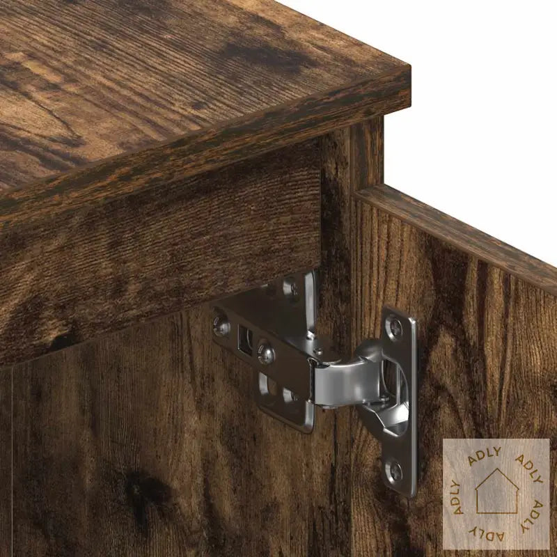 Tv-Benk Røkt Eik 140X40X35,5 Cm Konstruert Tre