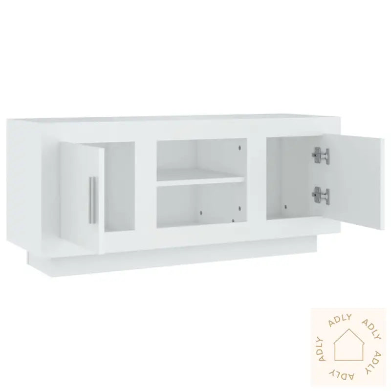 Tv-Benk Svart 102X35X45 Cm Konstruert Tre