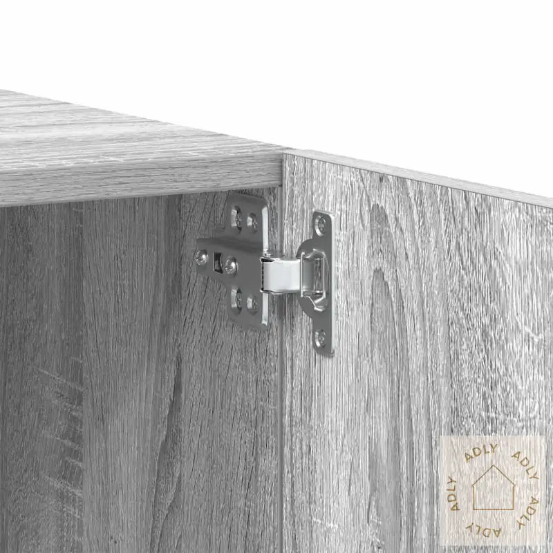 Tv-Benk Grå Sonoma 100X35X40 Cm Konstruert Tre