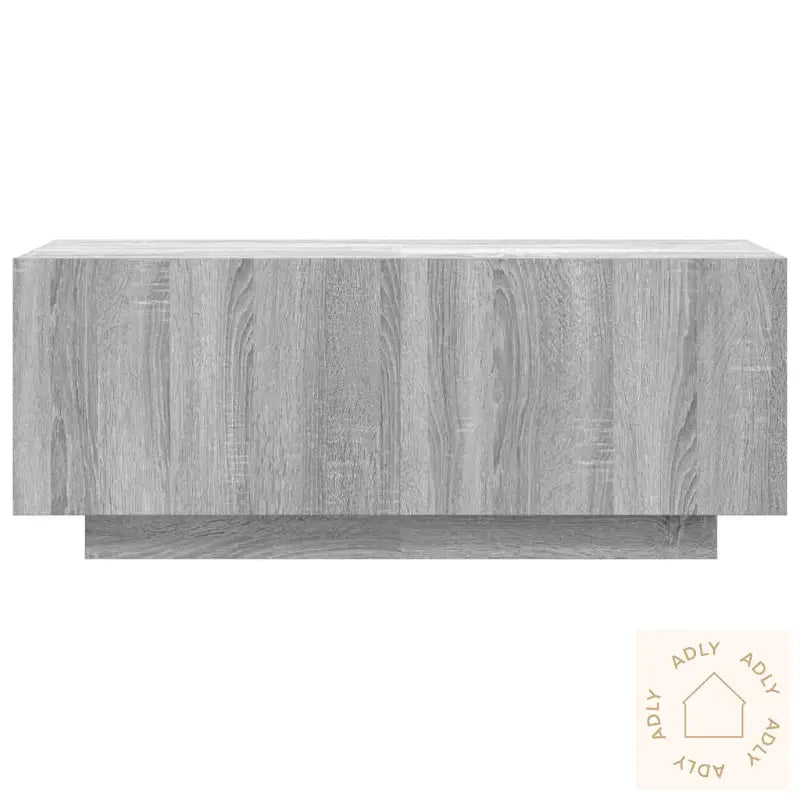 Tv-Benk Grå Sonoma 100X35X40 Cm Konstruert Tre