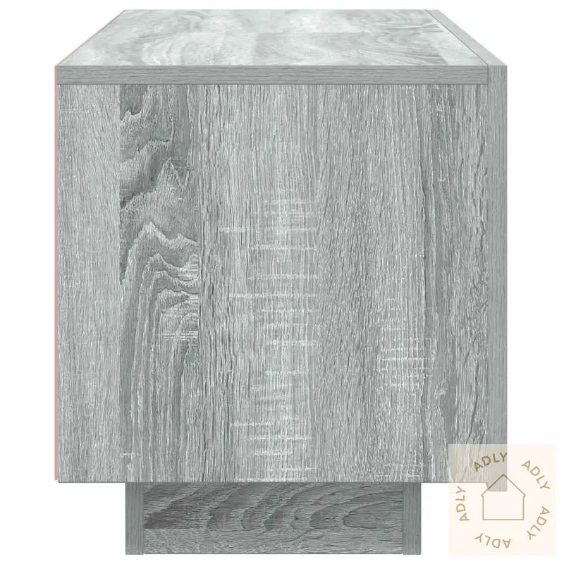 Tv-Benk Grå Sonoma 100X35X40 Cm Konstruert Tre