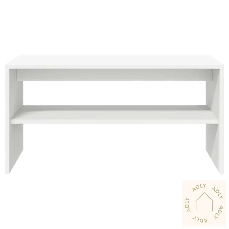 Tv-Benk Hvit 60X40X40 Cm Konstruert Tre