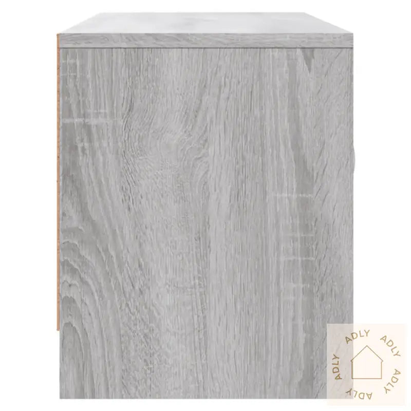 Tv-Benk Grå Sonoma 102X30X37,5 Cm Konstruert Tre