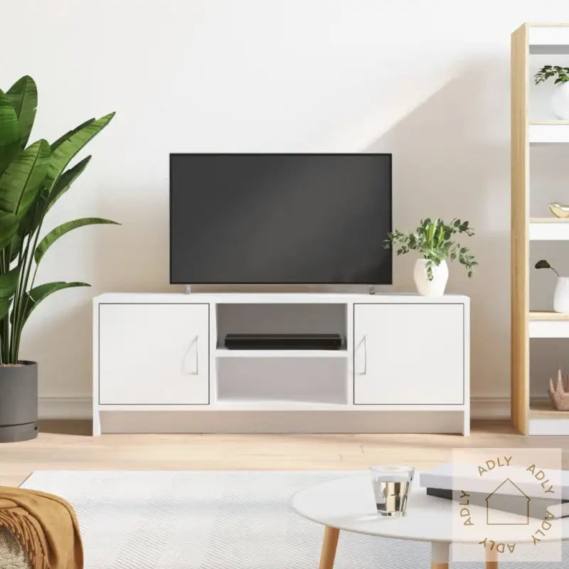 Tv-Benk Svart 102X30X37,5 Cm Konstruert Tre