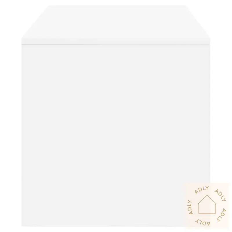 Tv-Benk Hvit 60X40X40 Cm Konstruert Tre